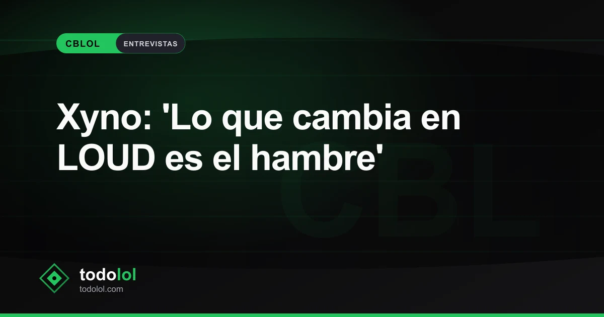 Portada de Xyno: 'Lo que cambia en LOUD es el hambre'