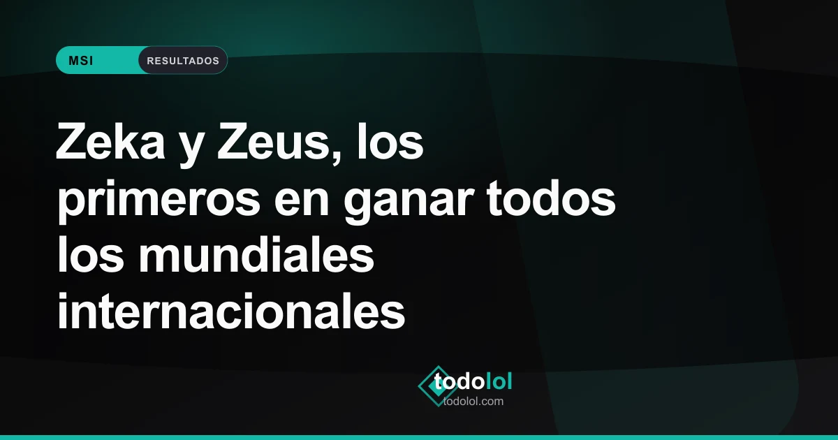 Portada de Zeka y Zeus, los primeros en ganar todos los mundiales internacionales