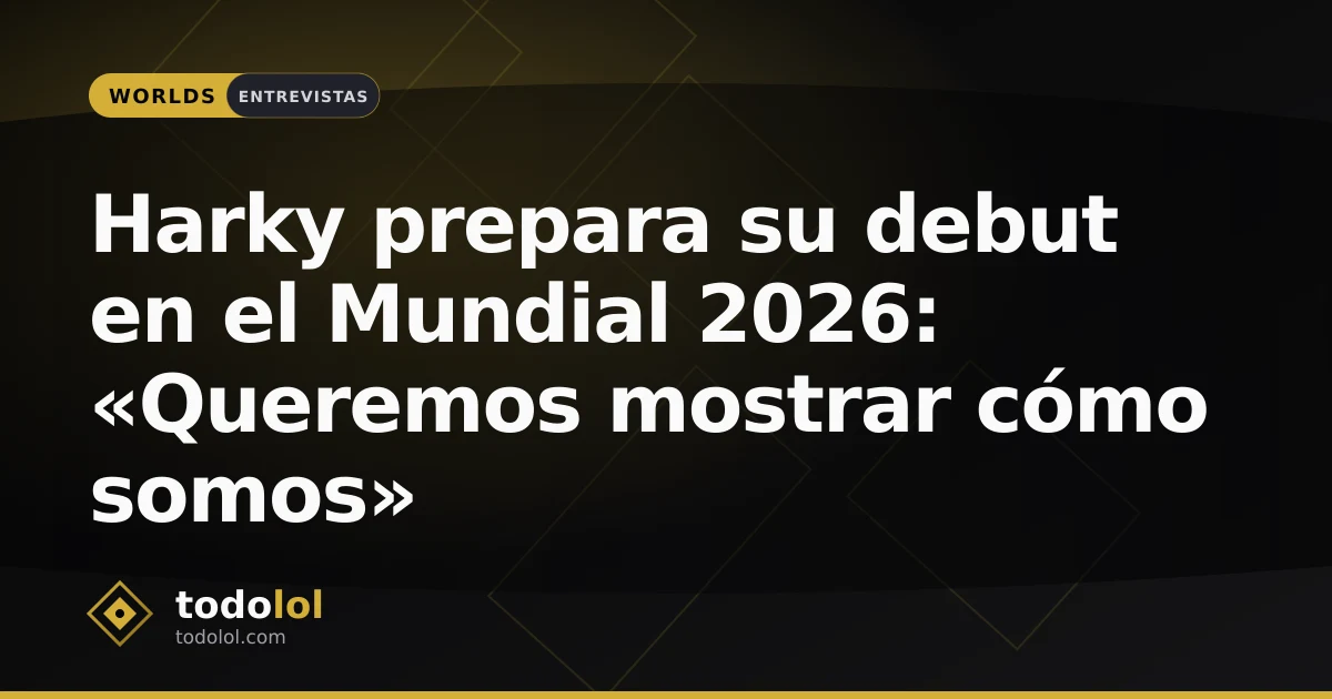 Portada de Harky prepara su debut en el Mundial 2026: «Queremos mostrar cómo somos»