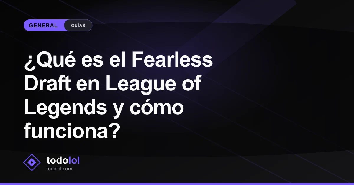 Portada de ¿Qué es el Fearless Draft en League of Legends y cómo funciona?