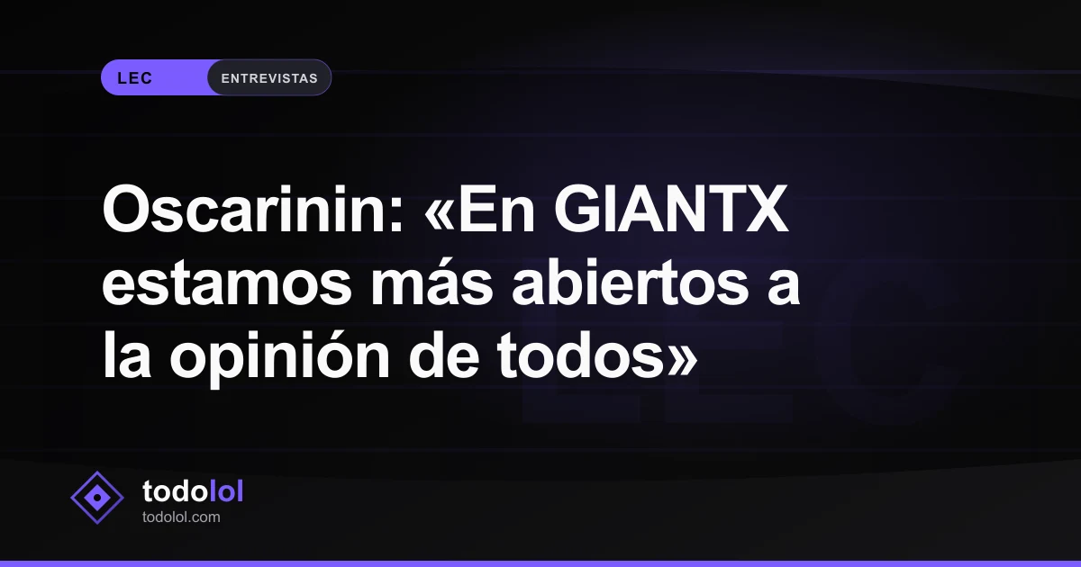 Portada de Oscarinin: «En GIANTX estamos más abiertos a la opinión de todos»